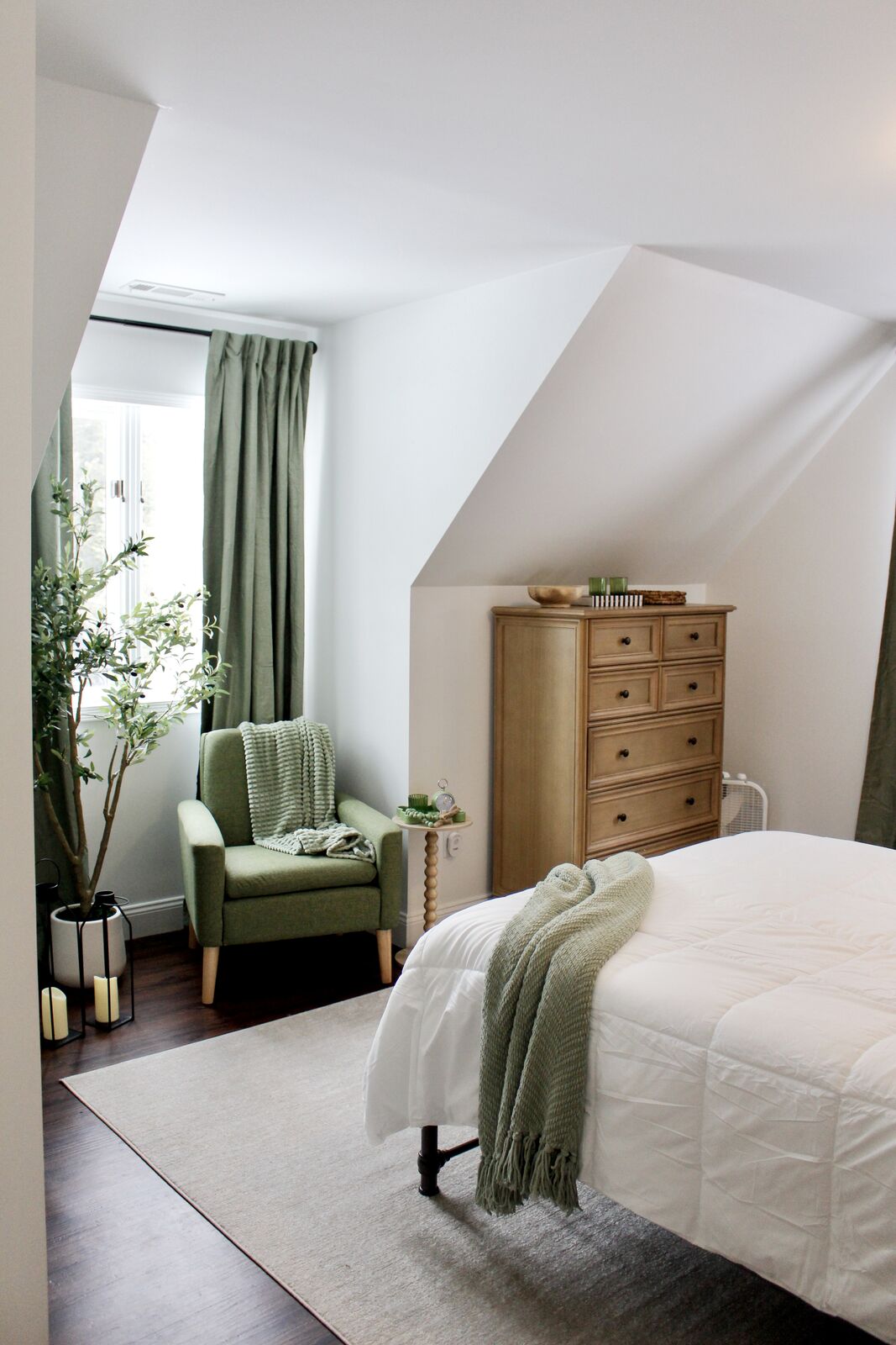 Sage bedroom