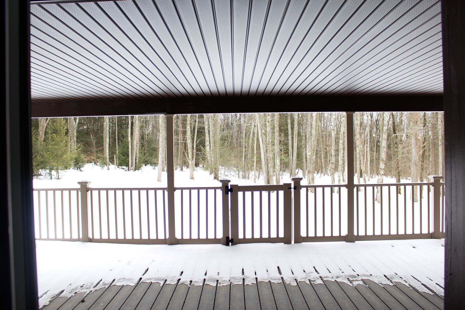 Covered deck alternate view