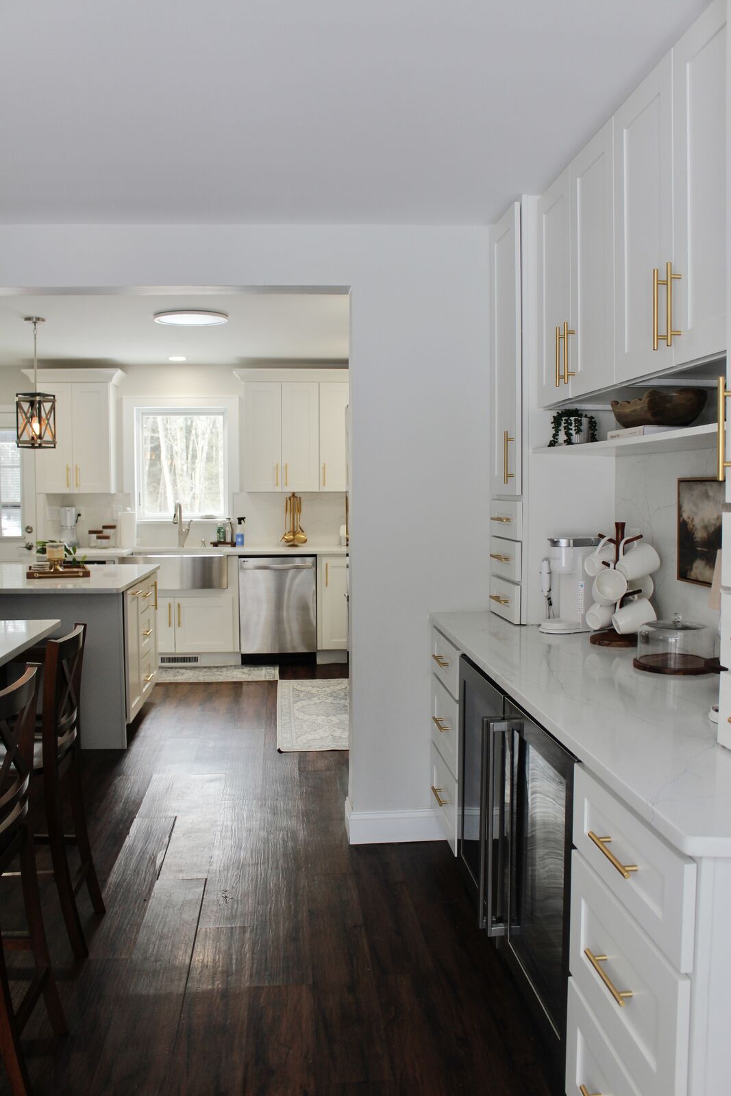 Kitchen corridor view