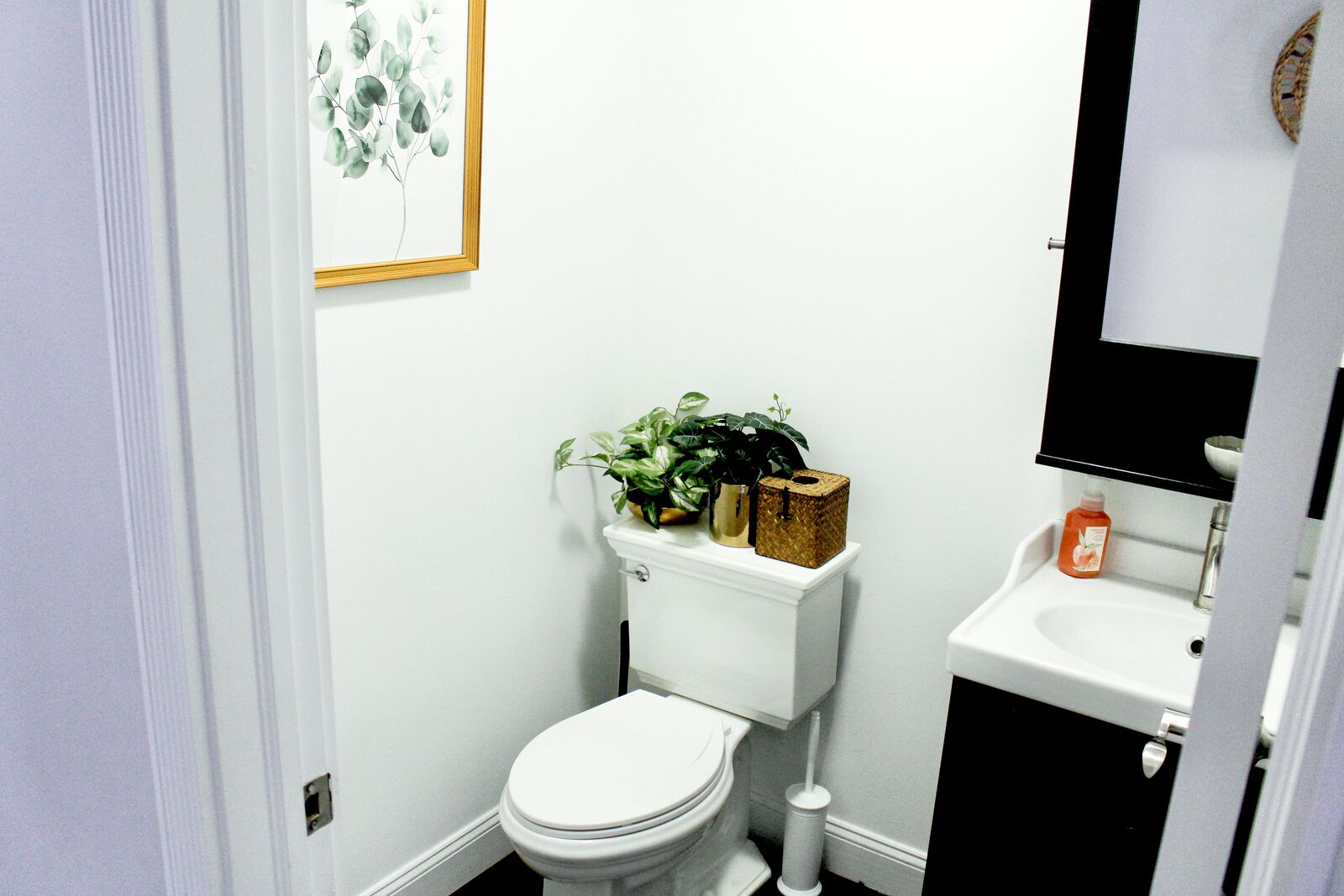 Lower-level bath